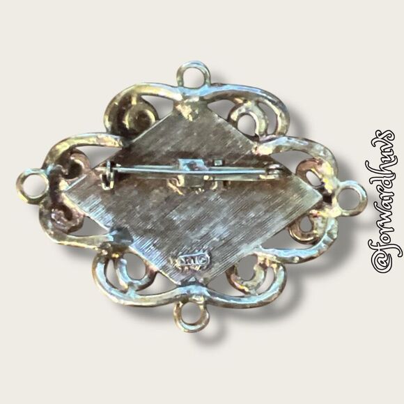 Modernist Style Arthur Pepper Art Brooch with Intricate Design - Picture 6 of 8